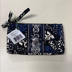 Vera Bradley wristlet canterberry cobalt